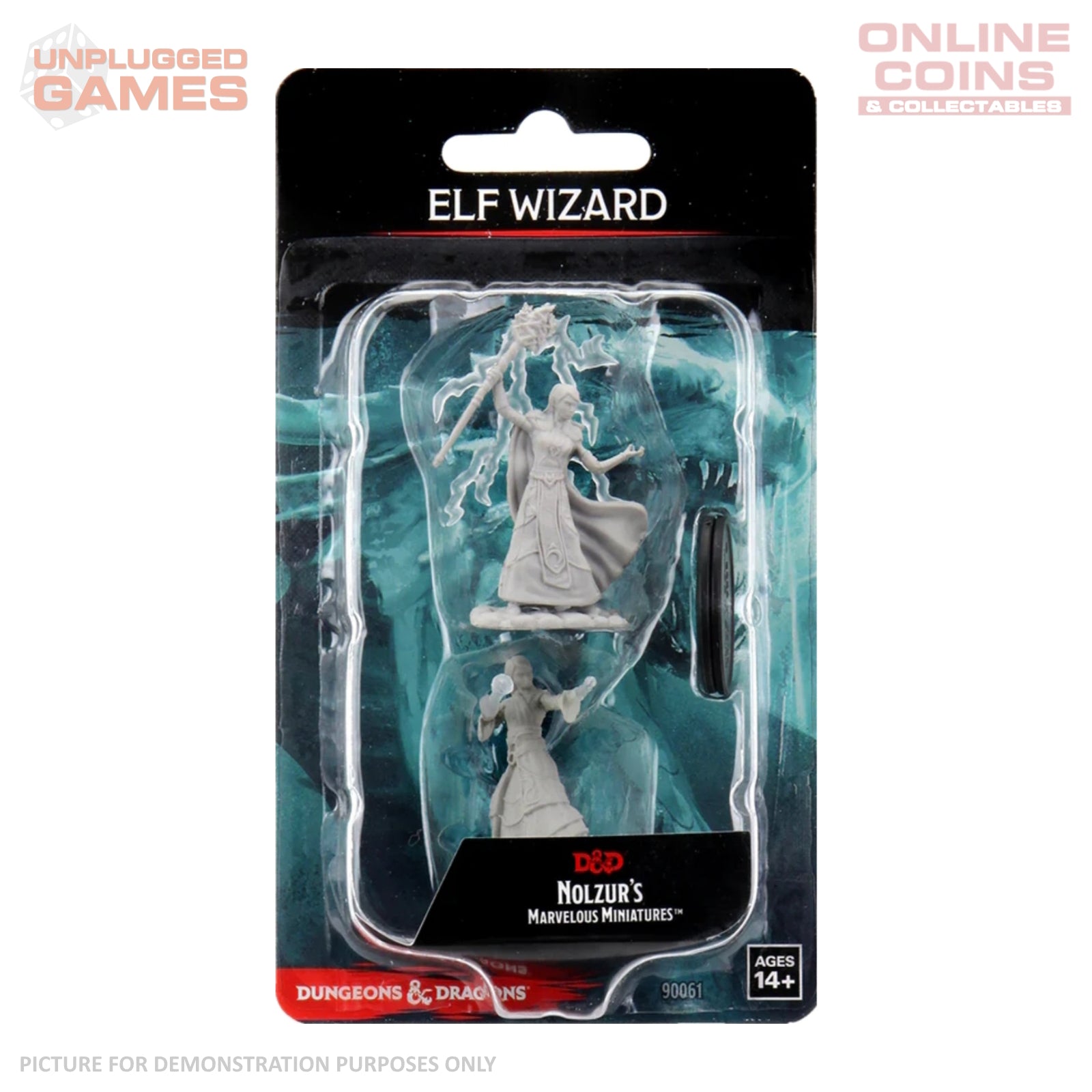 Dungeons & Dragons Nolzurs Marvelous Unpainted Miniatures - Elf Wizard